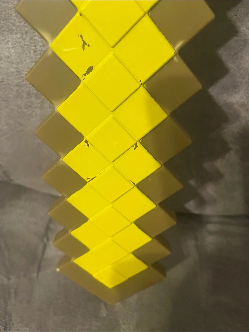 Officially Licensed Minecraft Gold Pixel Sword Costume Prop Toy Deco by Disguise